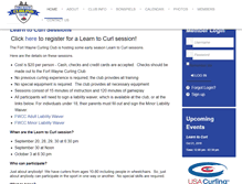 Tablet Screenshot of fortwaynecurling.com